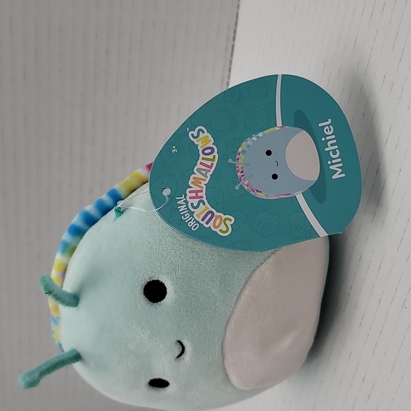 New 5” Squishmallows Michiel The TieDye Snail Plush Summer 2022 Soft Plush Toy - Picture 2 of 4